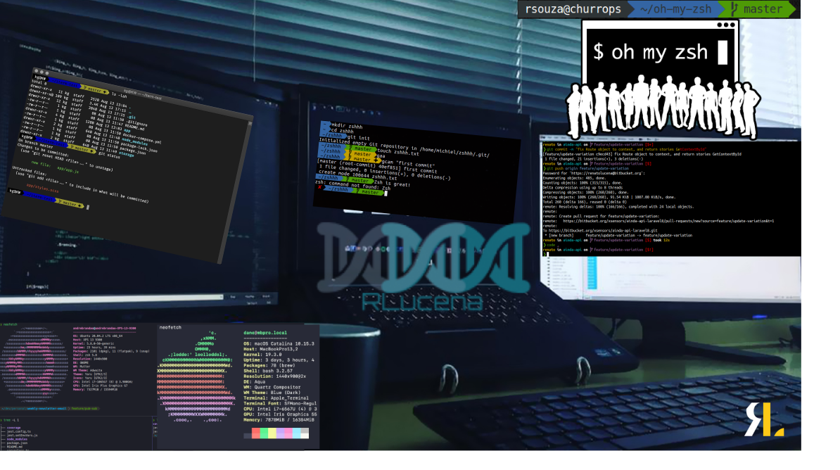 Terminal com Oh My Zsh, Spaceship, Dracula e mais